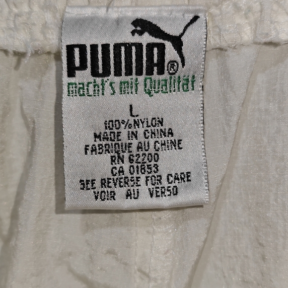 Vintage 90s Parachute Pants Large White Windbreaker Lightweight - Picture 10 of 13